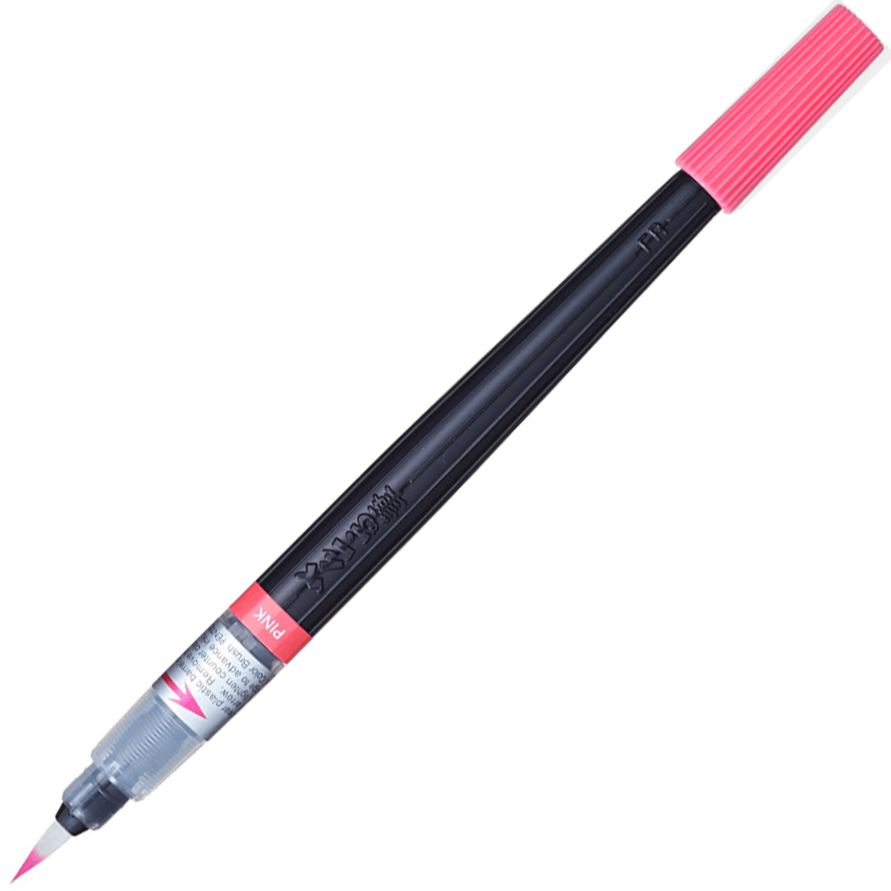 Caneta Pincel Aquarela Color Brush Pentel Pink 109